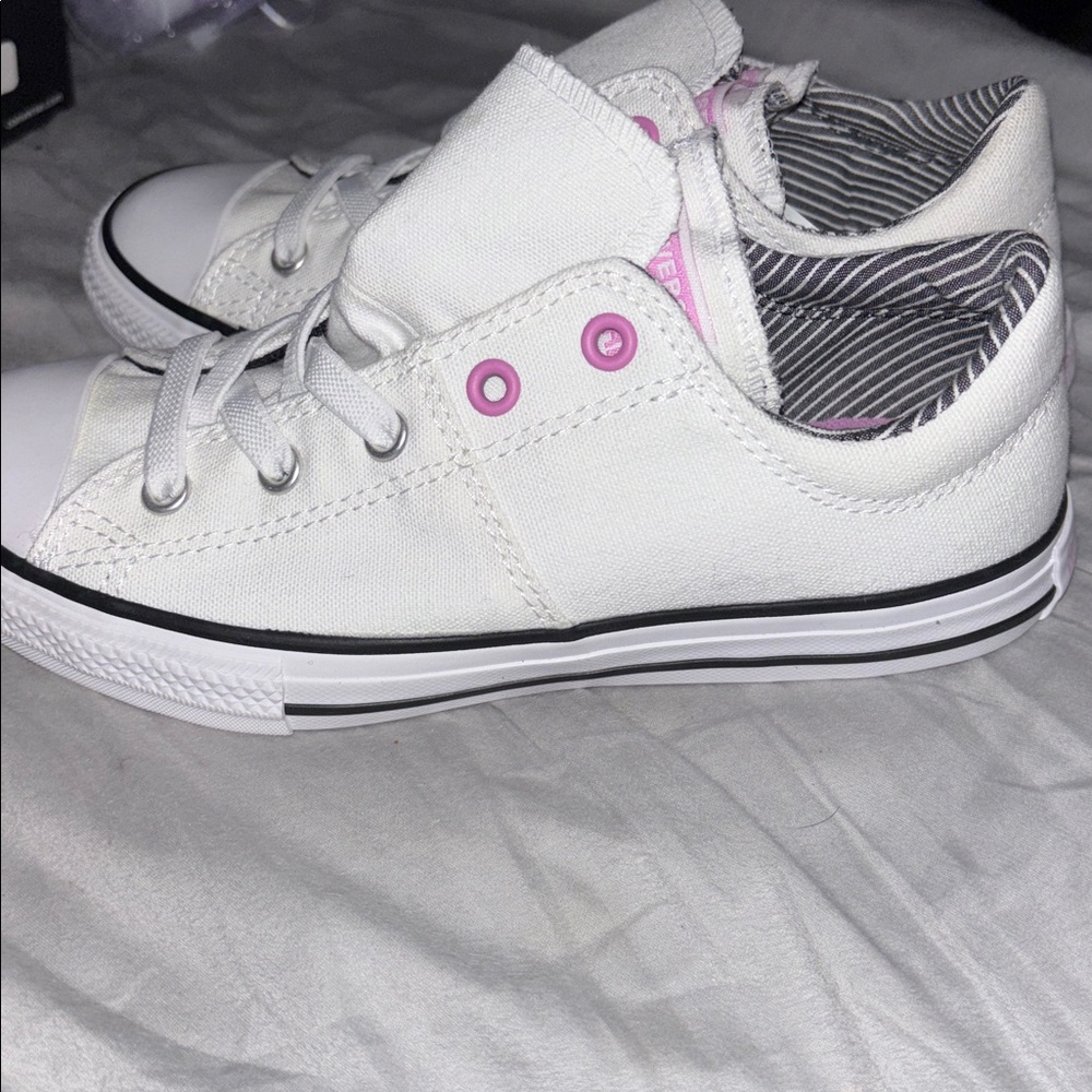 Converse Chuck Taylor All Star Maddie Slip-On GS 'White Peony Pink